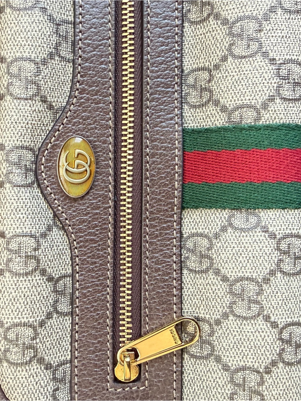 Gucci GG Ophidia Supreme Brown Mini Bag Crossbody Monogram - Picture 7 of 16